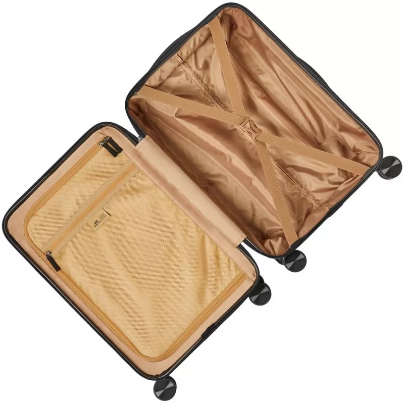 Walizka kabinowa Rivacase Clark ECO 8181 — kompaktowy bagaż podręczny, czarny