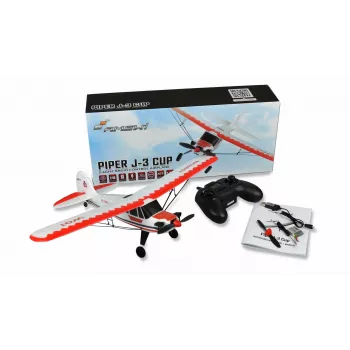 Airplane Amewi Piper J-3 CUP silnik elektryczny 500 mAh 60 g