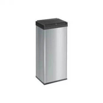Kosz na śmieci Hailo BIG BOX 60L SIL 6460-312, pojemność 60 l, srebrny