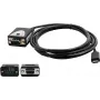 Kabel szeregowy RS-422/485 do USB 2.0 typu C Exsys EX-2346IS z chipsetem FTDI i ochroną przeciwprzepięciową