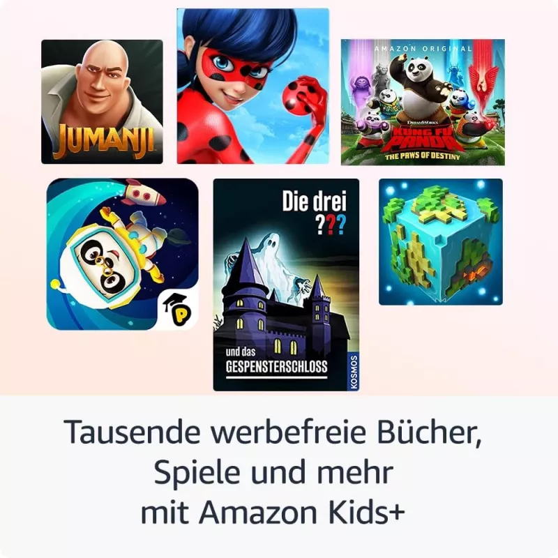 Amazon | Fire HD 8 Kids Pro (2024) | Różowy | 1280 x 800 pikseli | 32 GB | Wi-Fi | 802.11ac | Wersja Bluetooth 5.2