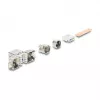 DELOCK Moduł Keystone RJ45 żeński na LSA Cat.6A beznarzędziowy 45° kątowy ekranowany z metalową zapadką