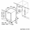 Zmywarka do zabudowy Bosch SPV4EKX24E, 9 kompletów, 44 dB