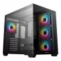 Obudowa PC DeepCool CG530 4F Midi Tower Czarna — szkło hartowane, ATX/ITX/Micro ATX, 3x120mm wentylatory, USB-C
