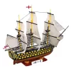 Zestaw konstrukcyjny Cobi HMS Victory — 2517 elementów, szczegółowy model historycznego żaglowca