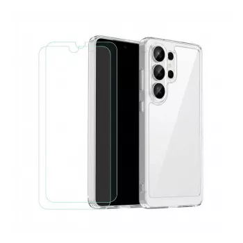 Zestaw startowy do Samsung Galaxy S26+ — etui Mobeen, hartowane szkło ochronne, ładowarka 25W