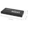 Qoltec 51799 Aktywny Rozdzielacz HDMI 4 x HDMI 4K x 2K | 6Gb/s | 60Hz