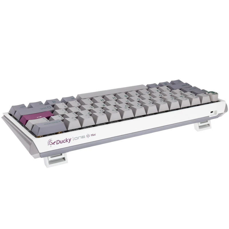 Ducky One 3 Mini Mist szary klawiatura Gaming USB US English