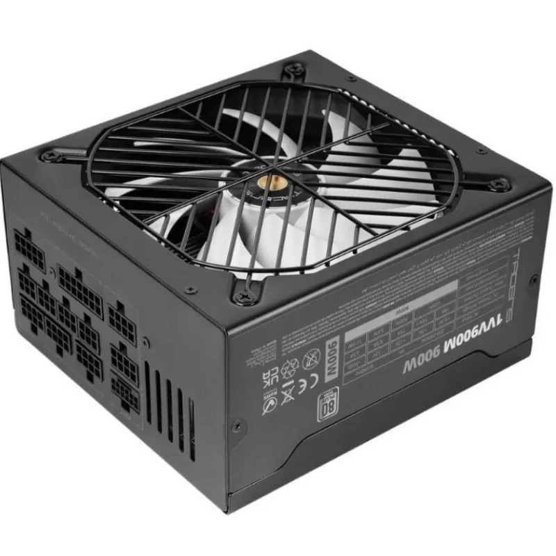 Zasilacz TACENS VALEO V 900M 900W ATX 3.1 80 PLUS srebrny, modularny, 67A +12V, wentylator 14cm