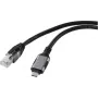 Renkforce USB, kabel adaptera sieciowego [1x wtyk USB-C® - 1x wtyk RJ45] 5,00 m wtyk aluminiowy (RF-6055782)