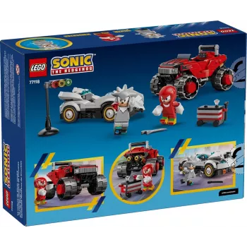 LEGO SONIC THE HEDGEHOG 77118 Samochód Silvera kontra Monster Truck Knucklesa