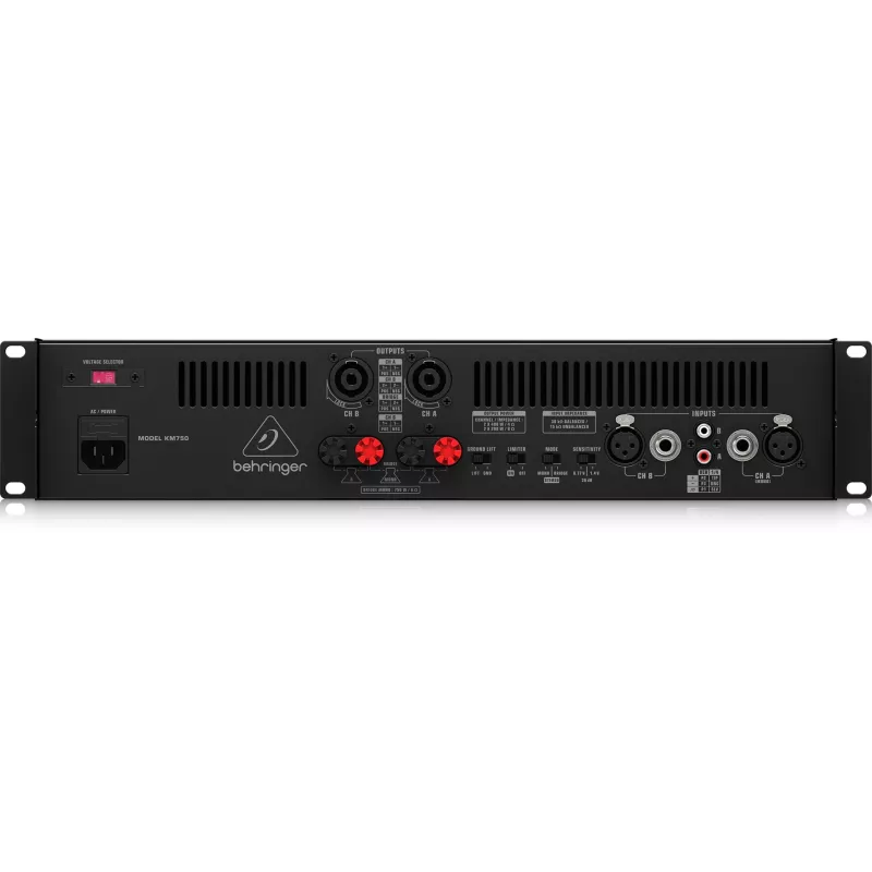 Wzmacniacz audio Behringer KM750 2.1 kanały czarny