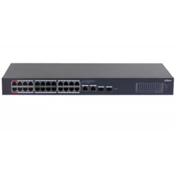 Dahua Technology CS4228-24GT-375 Zarządzalny przełącznik L2 Gigabit Ethernet (10/100/1000) Power over Ethernet (PoE) Czarny