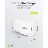 USB-C PD GaN Fast Charger cienki (30 W) (Biały)