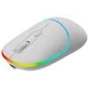 Canyon MW-22 CNS-CMSW22SW Mysz – 2 w 1 Bluetooth/2,4 GHz – optyczna – 800/1200/1600 DPI – 4 przyciski – podświetlenie RGB – ładowalna – Śnieżnobiała