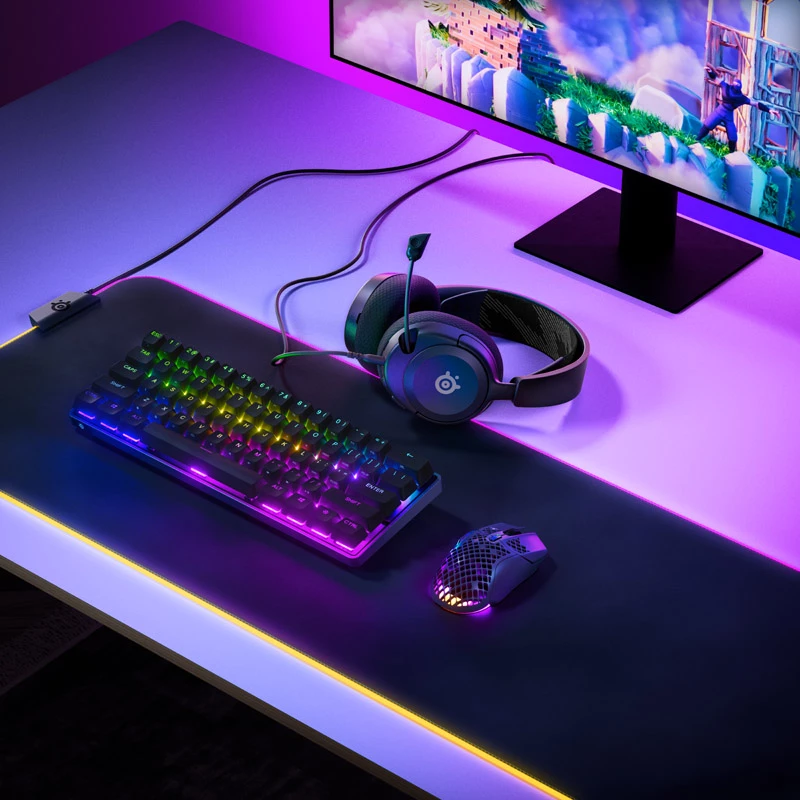 Słuchawki SteelSeries Arctis Nova 1 Przewodowe, pałąk, Gaming, Czarny