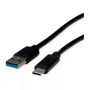 ROLINE RM Kabel USB 3.2 Gen 1, A-C, ST/ST, czarny, 0,5 m