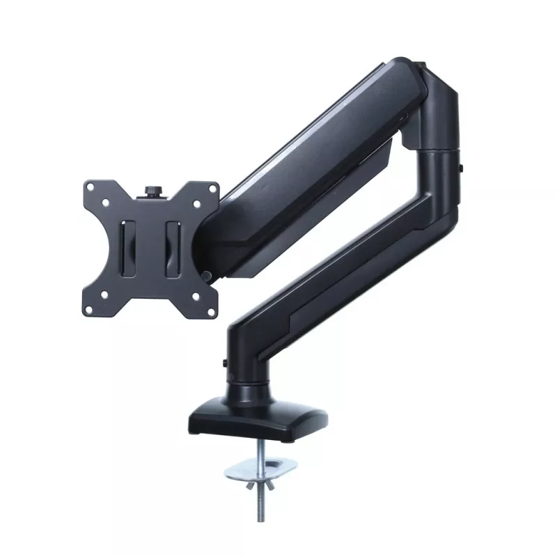 Uchwyt biurkowy do monitora LED/LCD 13-27 ART UM-115 z podparciem gazowym 2-6,5 kg Czarny