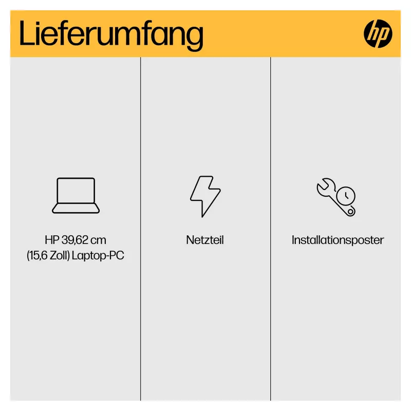 HP 15-fc0676ng 39,6cm (15,6 inch) Notebook - Ryzen 7 - 16GB RAM - 1TB SSD - Srebrny (C94P3EA#ABD)