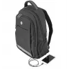 Plecak na notebook Tellur Companion 15.6 cala z portem USB, Czarny