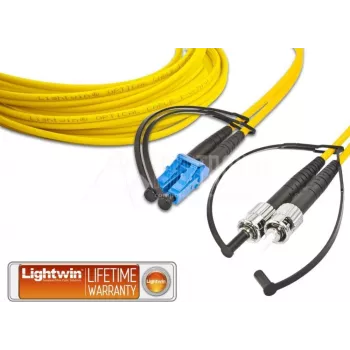 Kabel światłowodowy Lightwin LDP-09 LC-ST 3.0 3 m żółty (LDP-09 LC-ST 3.0)