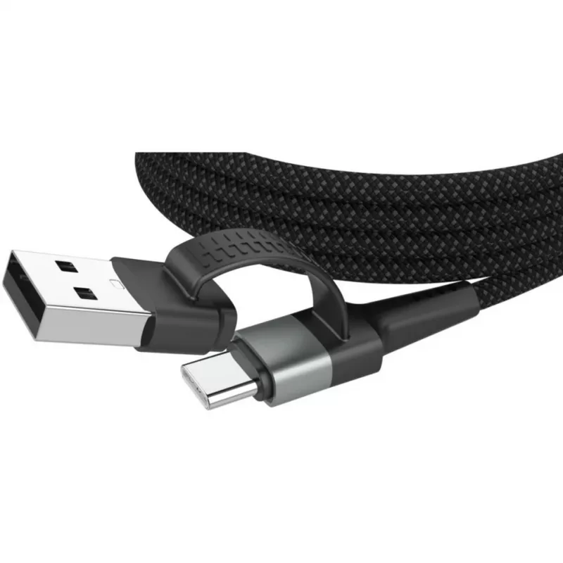Ansmann Magnetisches Kabel USB-A oder USB-C auf Lightning - Kabel - Digital/Daten