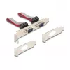 DeLOCK 95276 Wewnętrzny adapter RS-232 Mini PCI Express Zielony
