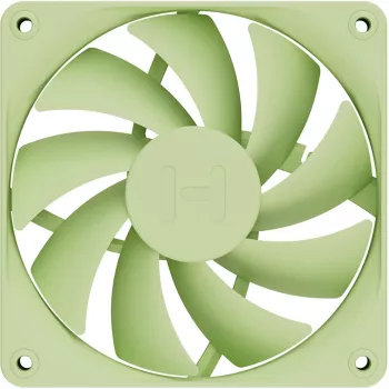 Wentylator komputerowy HYTE FA12-MM-4 120 mm, 1500 RPM, 72 m³/h, 1.6 mmH₂O, łożysko hydrodynamiczne, zielony, zestaw 4 szt.