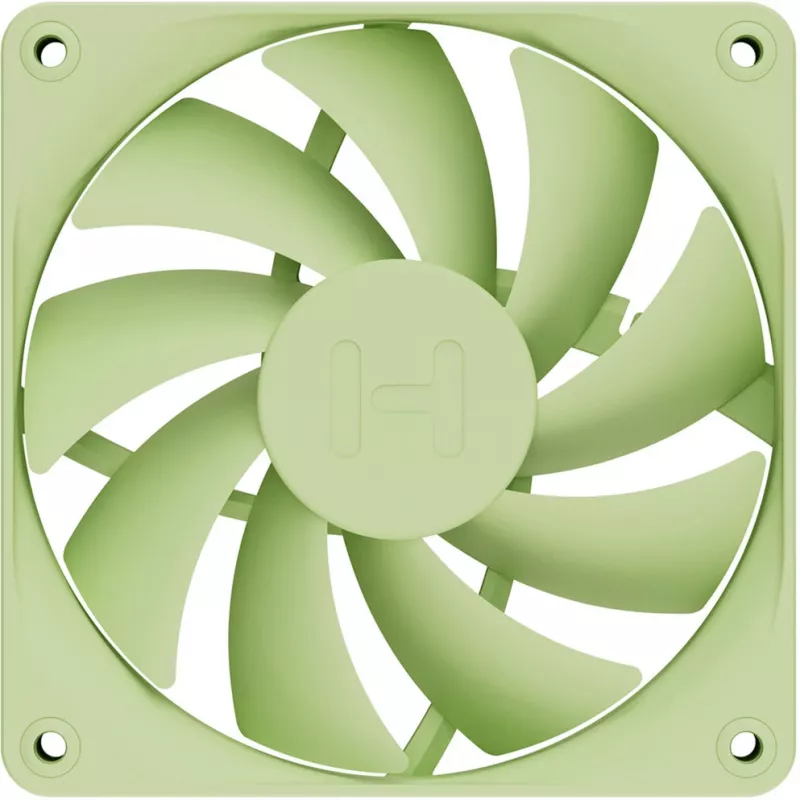 Wentylator komputerowy HYTE FA12-MM-4 120 mm, 1500 RPM, 72 m³/h, 1.6 mmH₂O, łożysko hydrodynamiczne, zielony, zestaw 4 szt.