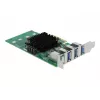 Karta DeLOCK PCI Express x4 do 4 x zewnętrznych USB 3.0 Quad Channel - niski profil