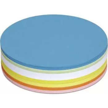 Maul Moderation Cards 6395099 Circle Ø 18,5 cm biały, żółty, pomarańczowy, czerwony, Green, niebieski, 250St (6395099)