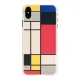 Etui man and wood na iPhone XS Max — drewniany tył, biała ramka