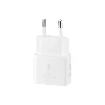 Ładowarka ścienna USB-C Samsung EP-T2510 25W Biała, uniwersalna wewnętrzna szybka ładowarka z PPS