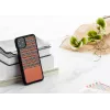 Etui na smartfona man and wood dla iPhone 11 Pro Max — brązowa krata, czarne wykończenie