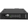 ICY DOCK - ToughArmor EX - MB491V5K-B - 2,5 U.2/U.3 NVMe SSD PCIe 5.0 Laufwerksgehäuse für externen 3,5-Schacht mit Schloss und Rändelschrauben-Design
