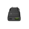 Zasilacz sieciowy NATEC Ribera NUC-2377 — 1×USB-A, 1×USB-C, 3 A