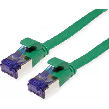 Kabel krosowy VALUE Cat.6A (Klasa EA) FTP, super płaski, zielony, 3 m (21.99.2143)