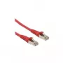 ROLINE - Kabel krosowy - RJ-45 (M) na RJ-45 (M) - 50 cm - SFTP, PiMF - CAT 6a - Czerwony (21.15.2810)