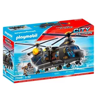 Zestaw zabawkowy Playmobil City Action 71149 z policją i pojazdami