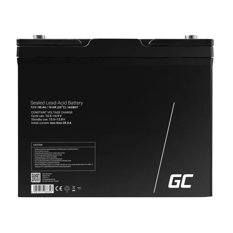 Bateria AGM VRLA 12V 80Ah