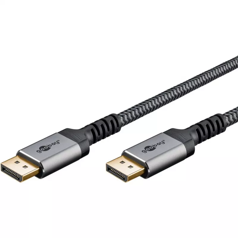 Goobay 65267 Kabel DisplayPort 5 m Czarny - Srebrny (65267)