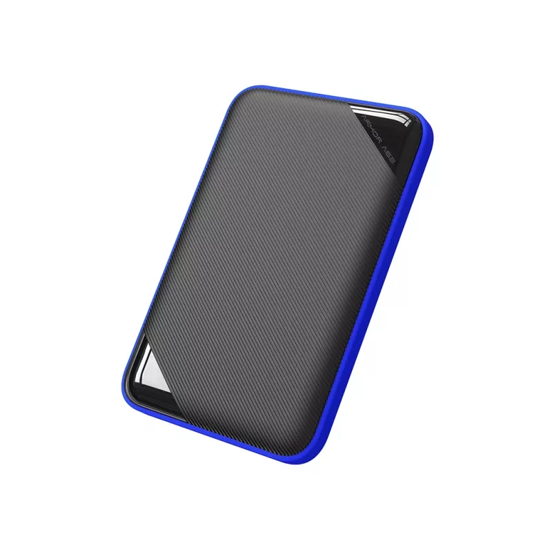 Zewnętrzny dysk twardy Silicon Power A62S 2TB, USB typu A 3.2 Gen 1, niebiesko-czarny