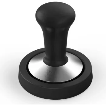 Xavax Tamping-Set, Tamper 58 mm, Edelstahl, mit Tampermatte, rutschfest, Schwarz (00111285)