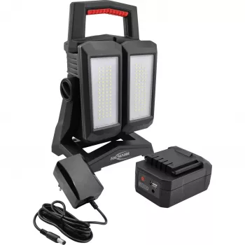 Lampa robocza ANSMANN HS4500R-DUO akumulatorowa 4500 lm, przenośny naświetlacz LED