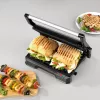 Elektryczny grill zdrowotny 2-w-1 Progress EK5854PVDE z nieprzywierającymi płytami i regulacją temperatury