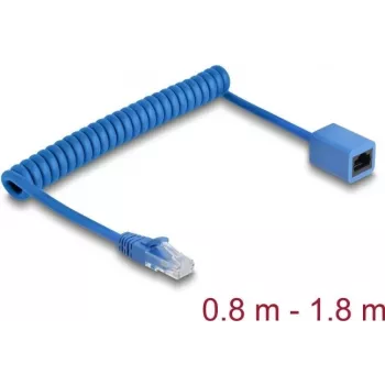 Kabel sieciowy DeLOCK 90366 RJ-45 Cat6 1,8 m niebieski