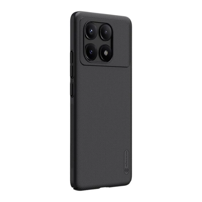 Etui ochronne Nillkin Super Frosted Shield Pro dla Xiaomi Redmi K70E / Poco X6 Pro 5G — czarne, twarde matowe antypoślizgowe