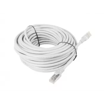 Kabel sieciowy LANBERG RJ-45 Cat5e PCU5-10CC-3000-S, 30 m, U/UTP, przewodnik CCA, powłoka PVC, 26 AWG, biały