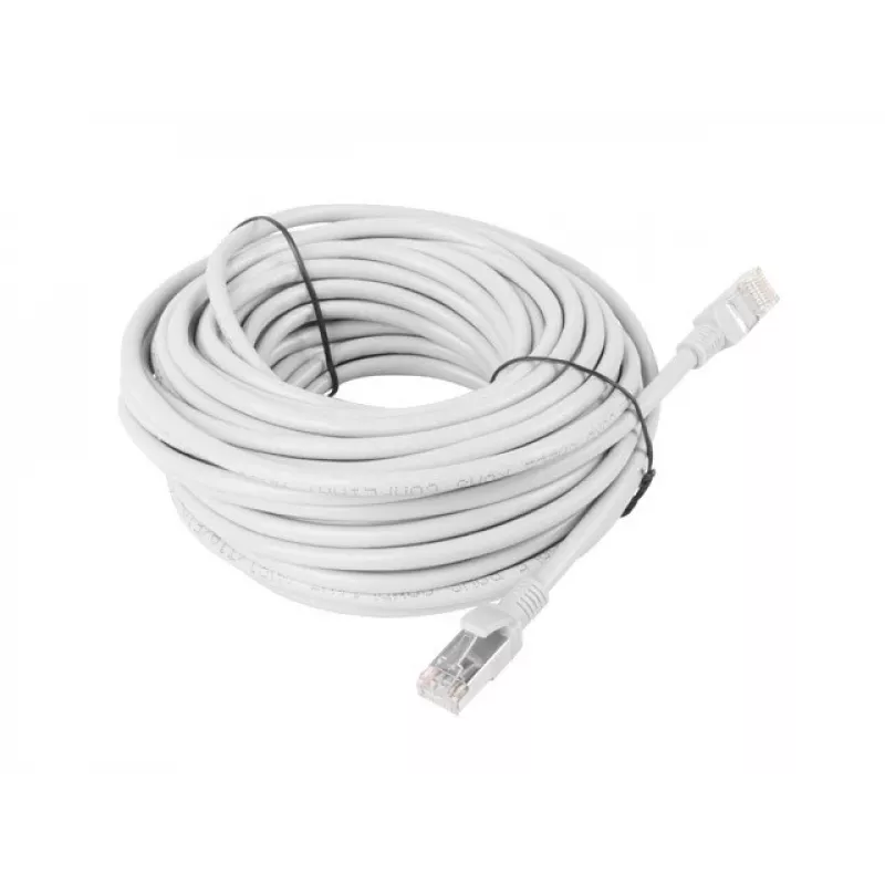 Kabel sieciowy LANBERG RJ-45 Cat5e PCU5-10CC-3000-S, 30 m, U/UTP, przewodnik CCA, powłoka PVC, 26 AWG, biały