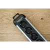 Przedłużacz Brennenstuhl 1391030200 3 m 12 gniazd AC Wewnętrzny Czarny Srebrny